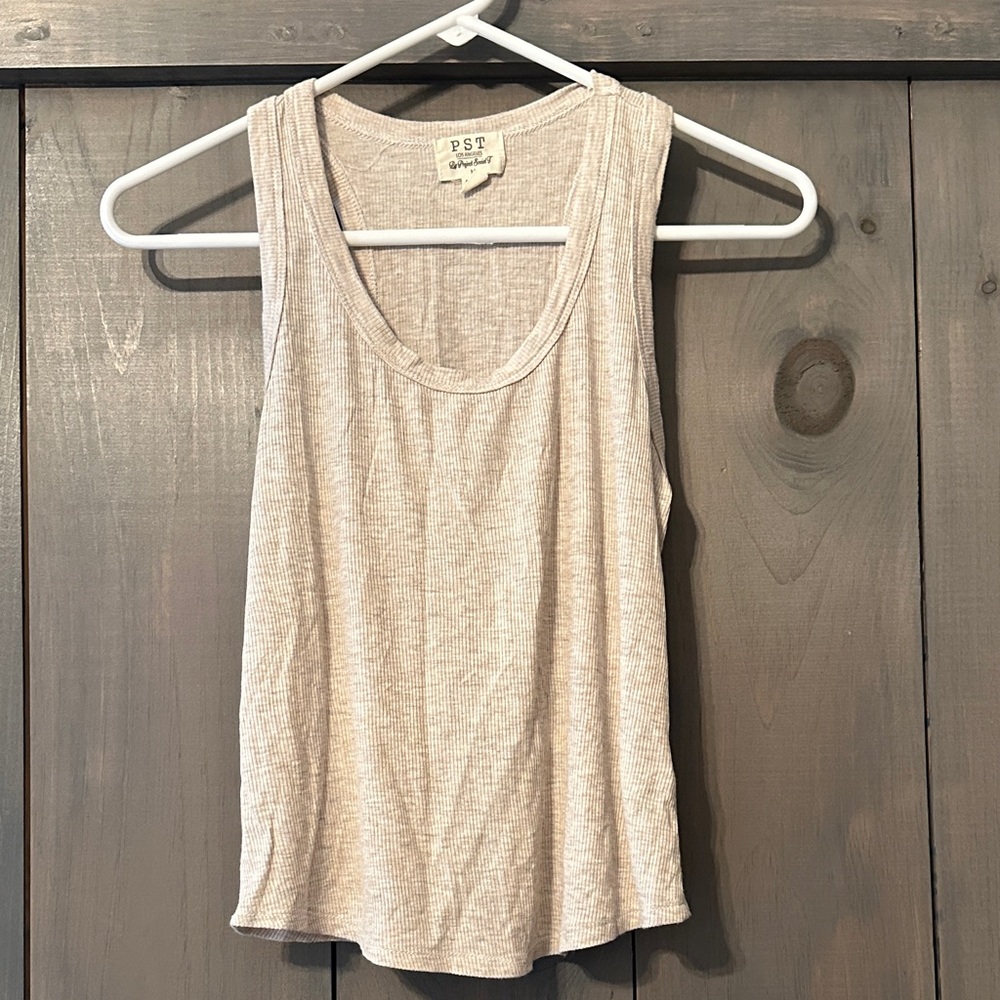 Project Social T Cream Tank Top